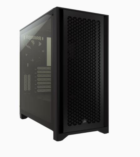 Kućište CORSAIR 4000D AIRFLOW Mid-Tower/ATX/kaljeno staklo/bez napajanja/crna