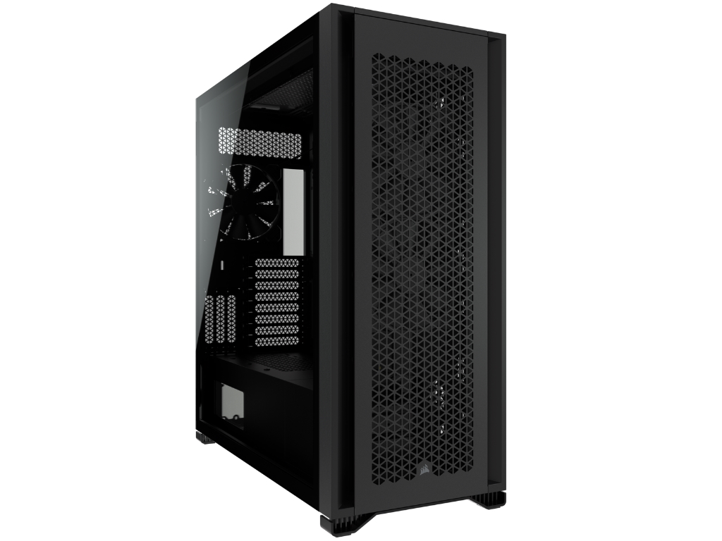 Kućište CORSAIR 7000D AIRFLOW Mid-Tower ATX/kaljeno staklo/bez napajanja/crna