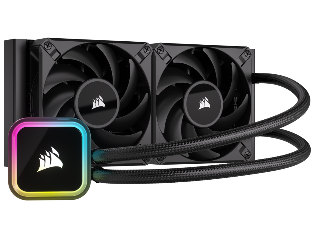 Kuler za PC CORSAIR iCUE H100i ELITE/RGB/120mm x 25mm/crna