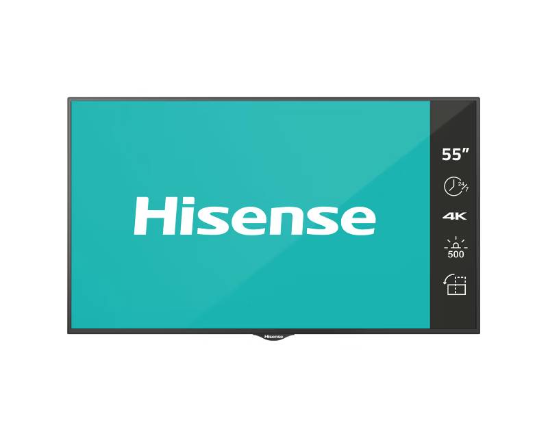 Hisense 55 inča 55BM66AE 4K UHD 500 nita Digital Signage Display - 24/7 Operation Android 9,55BM66AE