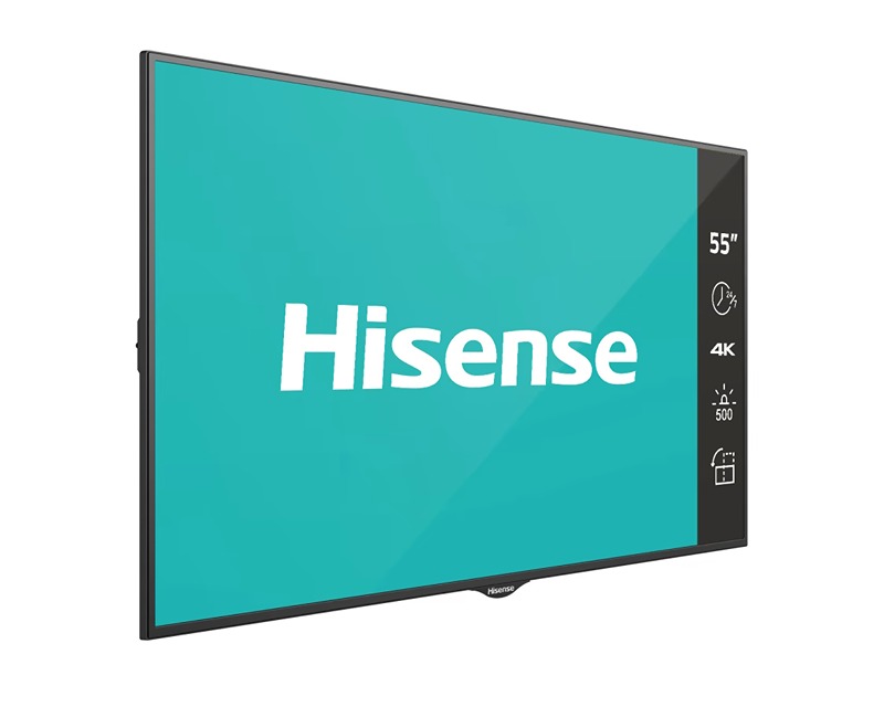 Hisense 55 inča 55BM66AE 4K UHD 500 nita Digital Signage Display - 24/7 Operation Android 9,55BM66AE