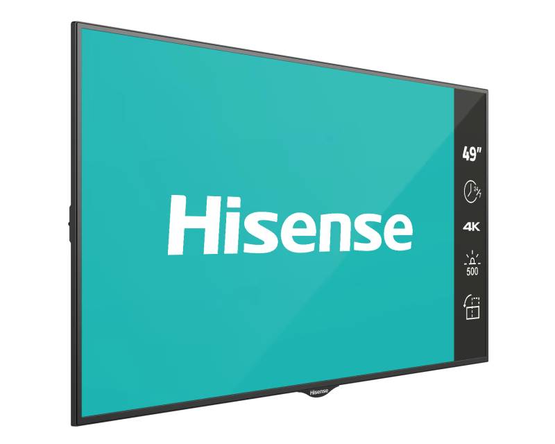 Hisense 49 inča 49BM66AE 4K UHD 500 nita Digital Signage Display - 24/7 Operation,49BM66AE