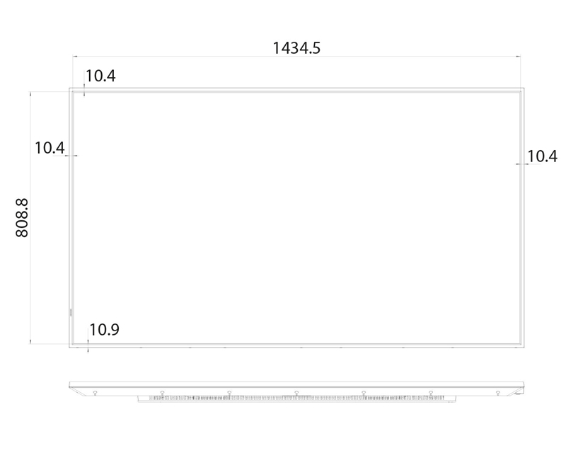 Hisense 65 inča 65GM50D 4K UHD 500 nita Digital Signage Display - 18/7 Operation