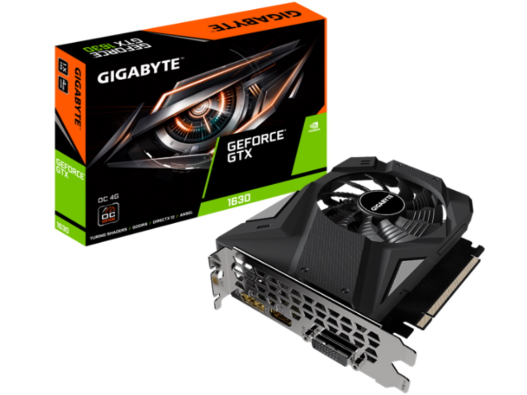 GIGABYTE nVidia GeForce  GTX1630 OC crna 4GB, grafička karta