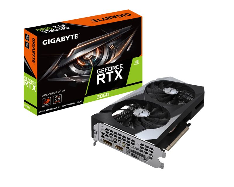 Gigabyte nVidia GeForce RTX 3050 WINDFORCE 6GB,  grafička karta