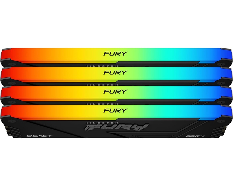 Kingston Fury Beast 128GB DDR4-3600MHz DIMM, KF436C18BB2AK4/128