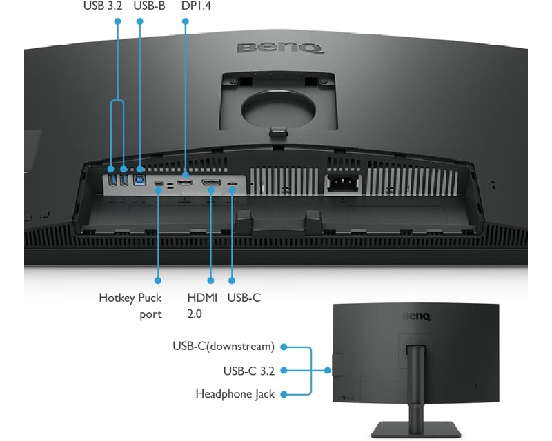 BENQ Monitor PD2706U 4K 9H.LLJLB.QBE