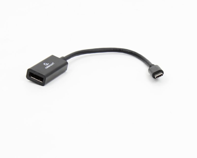 E-Green Adapter USB 3.1 tip C (M) - Display Port (F) crni