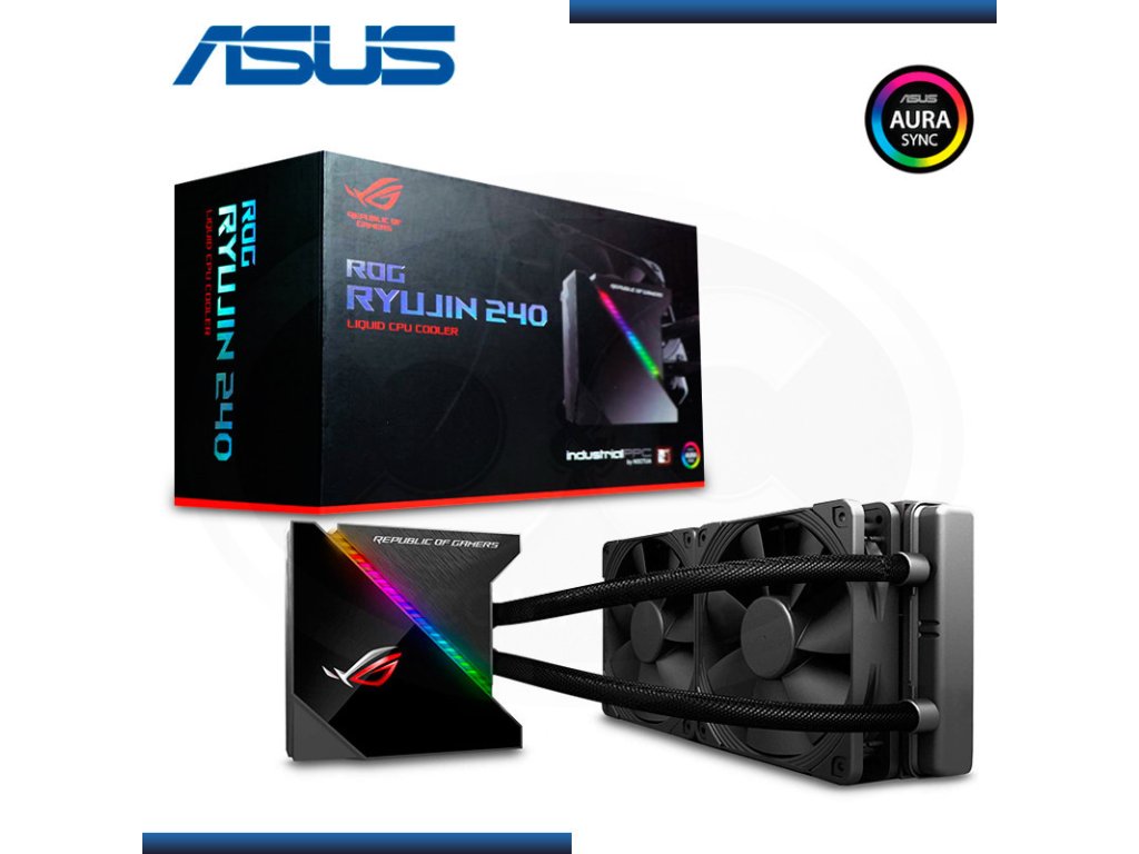 Kuler za PC ASUS RYUJIN 240 RGB/vodeno hlađenje/crna