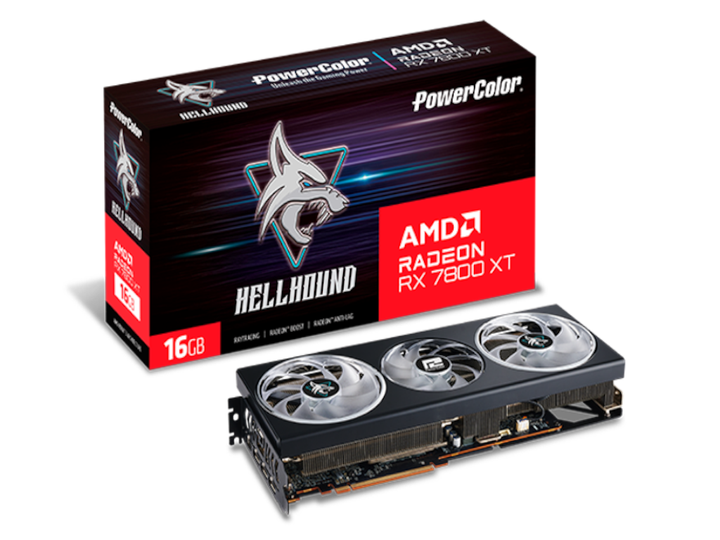 POWER COLOR Hellhound RX 7800 XT, grafička kartica