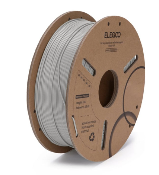 Elegoo PLA Filament 1kg  Siva