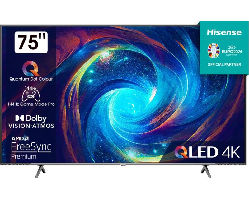 Hisense Smart TV 75", 75E7KQ PRO