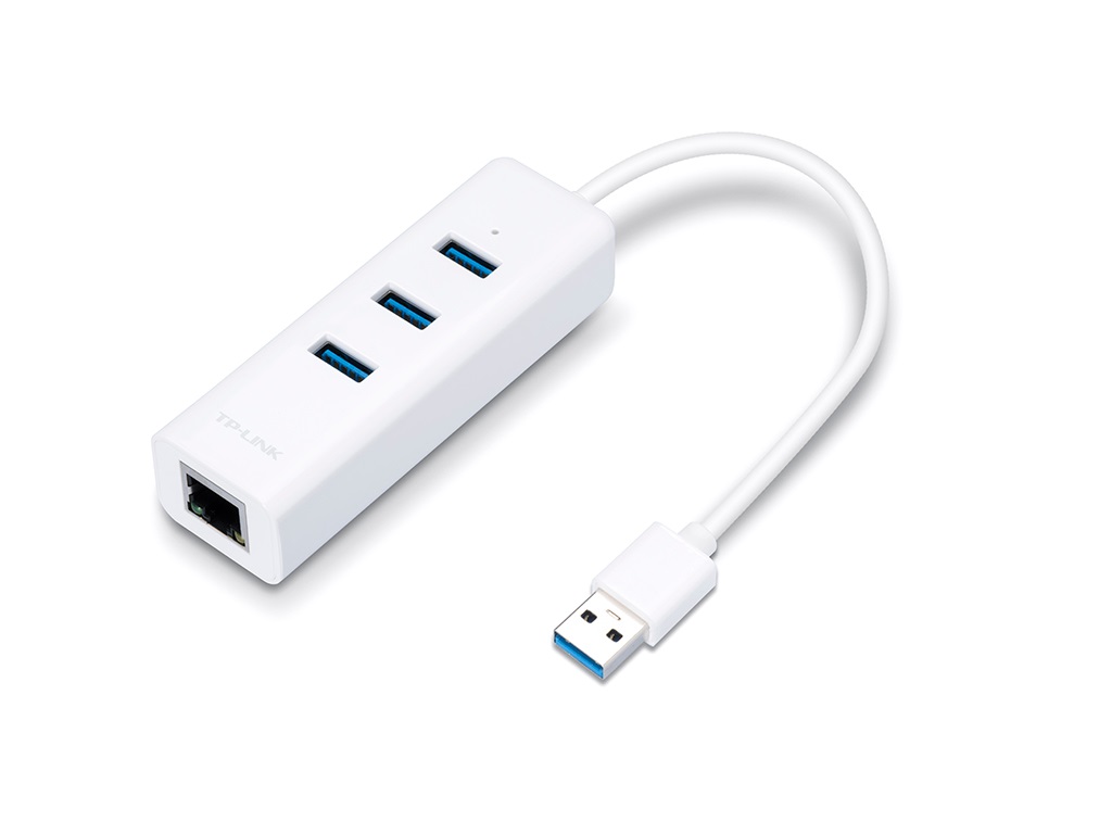 TP-Link Adapter TP-LINK UE330 USB 3.0 to RJ-45 Gigabit Ethernet Network/1x LAN/3x USB 3.0 Hub