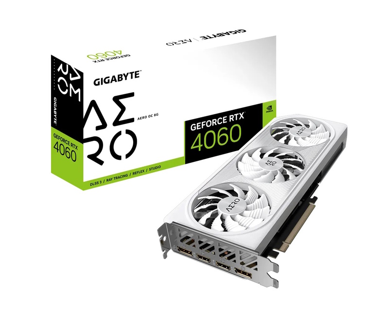 Gigabyte nVidia GeForce RTX 4060 AERO OC 8GB,  grafička kartica