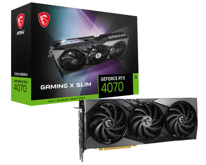 MSI nVidia GeForce RTX 4070 GAMING X SLIM 12GB, grafička karta