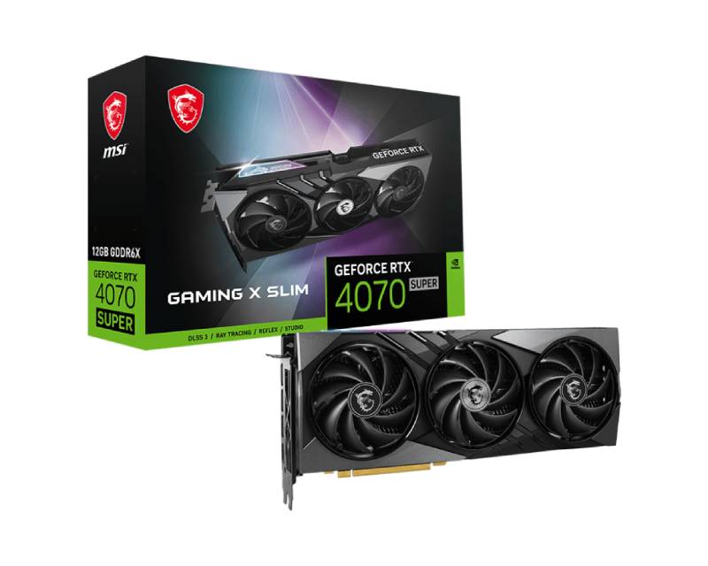 MSI nVidia GEFORCE RTX 4070 SUPER GAMING X SLIM 12GB, grafička karta