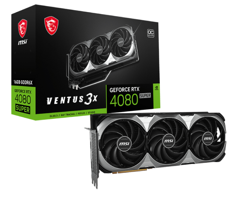 MSI GeForce RTX 4080 SUPER VENTUS 3X OC 16GB, grafička kartica