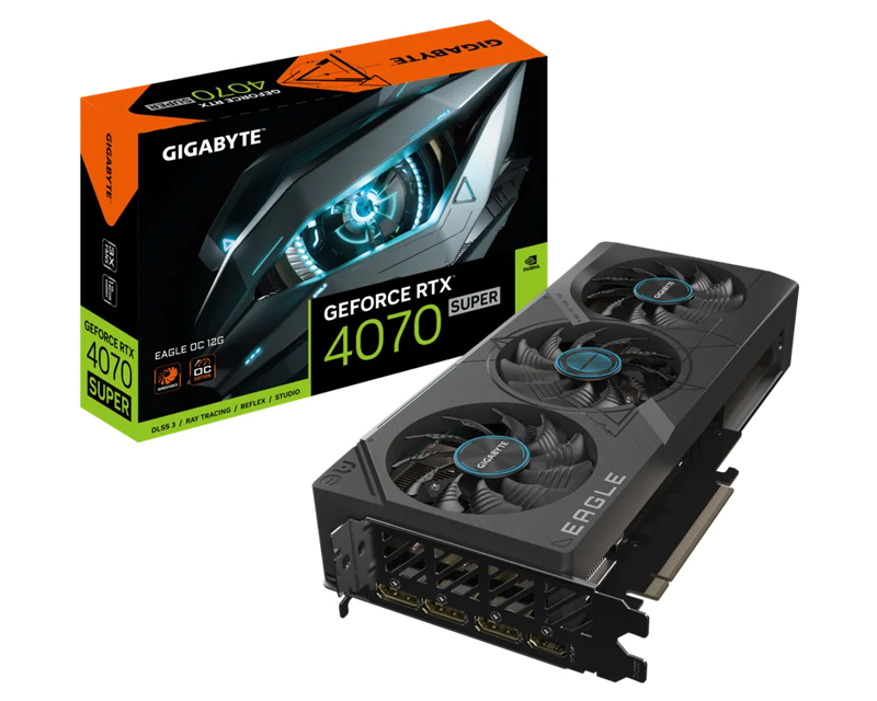 Gigabyte nVidia GeForce RTX 4070 SUPER EAGLE OC 12GB GV-N407SEAGLE OC-12GD grafička karta