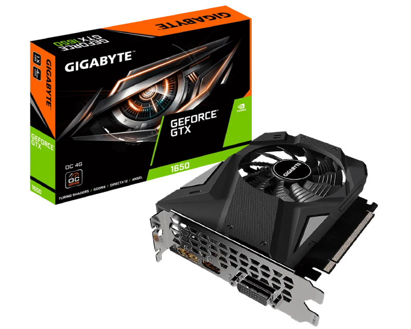 Gigabyte nVidia GeForce GTX 1650 D6 OC 4GB, grafička karta