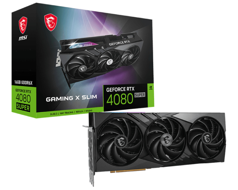 MSI nVidia GeForce RTX 4080 SUPER GAMING X SLIM 16GB, grafička karta