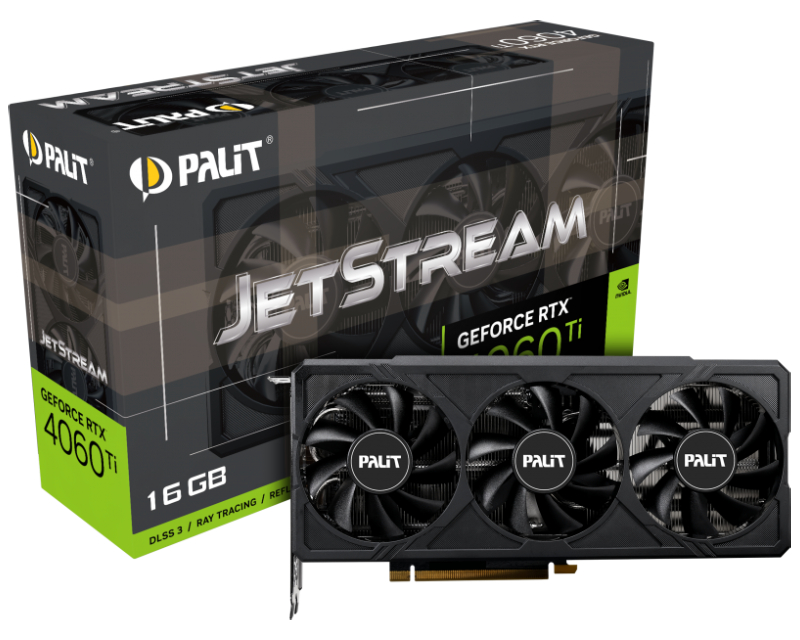 Palit nVidia GeForce RTX 4060 Ti JetStream 16GB, grafička kartrica