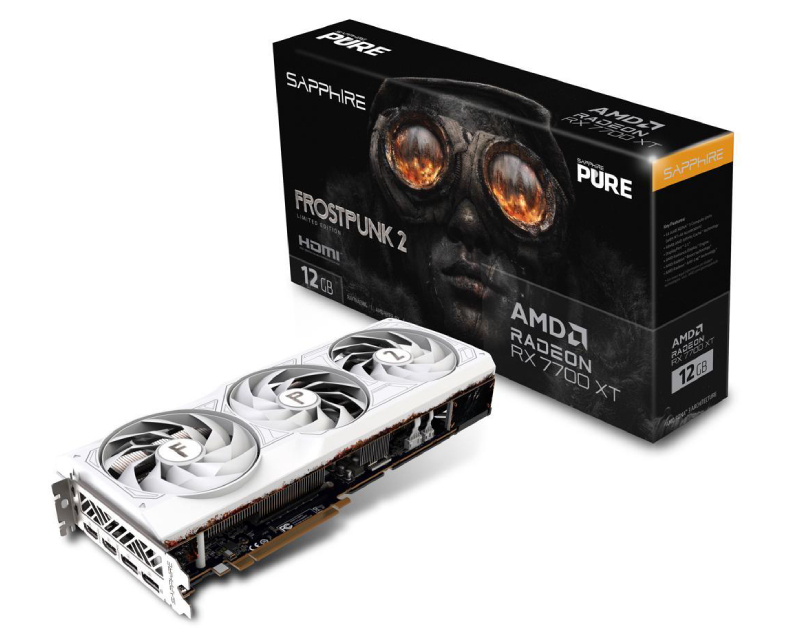 AMD Radeon PURE RX 7700 XT Frostpunk 2 Edition 12GB, grafička kartica