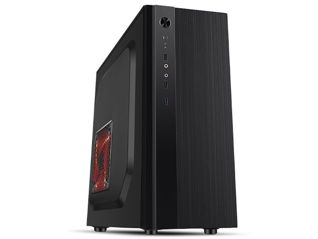 Kućište IG MAX IG4560B/Midi Tower/ATX, ATX/RGB/akrilna stranica/napajanje 560W/crna