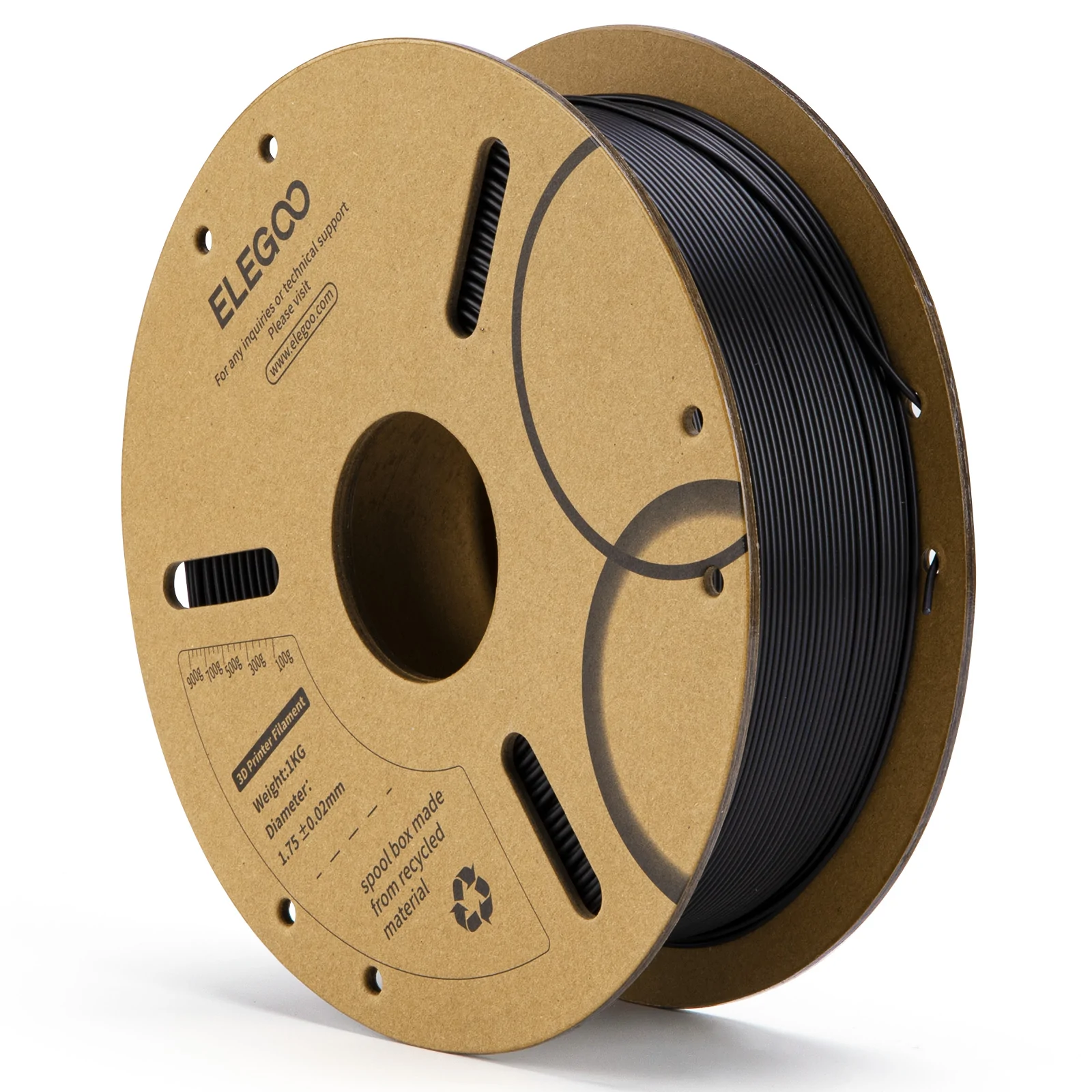 Elegoo PLA Filament 1000g Crna