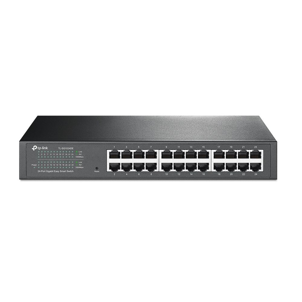 TP-Link Switch TP-LINK TL-SG1024DE Gigabit/24x RJ45/10/100/1000Mbps/eSmart/Rackmount metalno kuciste