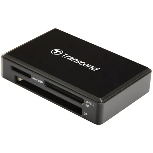 Transcend Card reader, USB Type-C, USB 3.1/3.0, SDHC/SDXC/microSDHC/microSDXC/MS/CF(UDMA7)