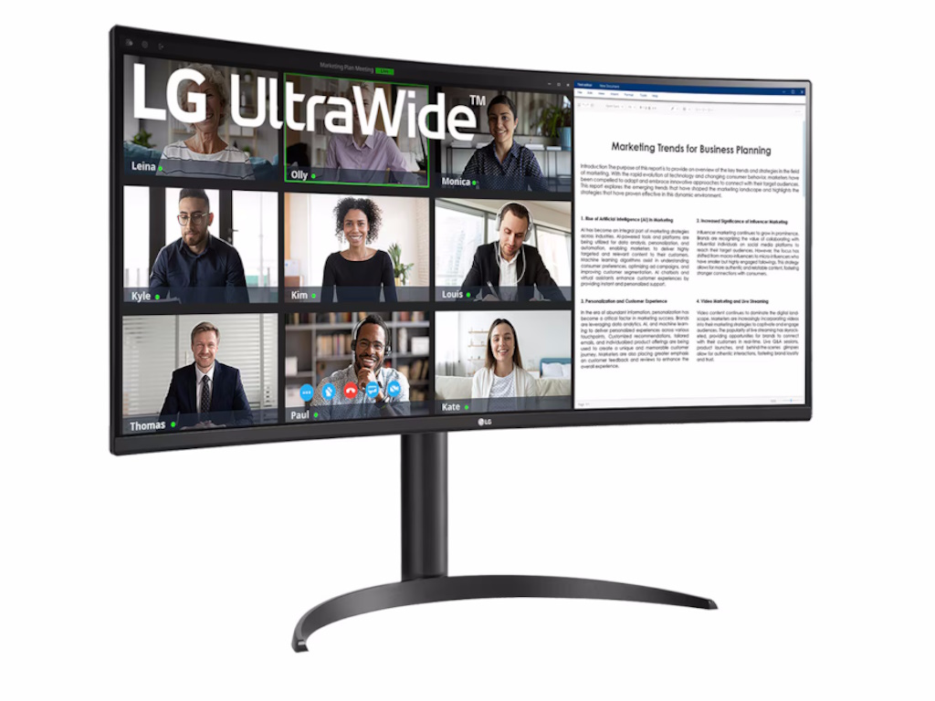 LG Monitor 34" UltraWide 34WR55QC-B