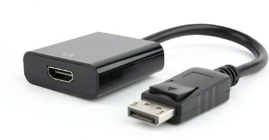 Gembird VIDEO Adapter DisplayPort to HDMI, M/F, Cable, Black