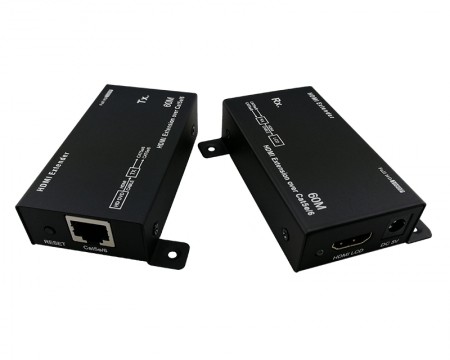 E-Green Adapter-Konvertor HDMI extender - RJ 45 cat5e/6, 60m