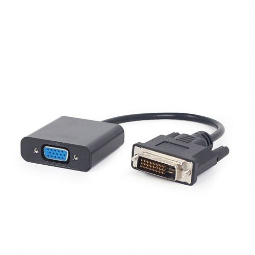 Gembird VIDEO Adapter DVI-D to VGA HD15, M/F, Cable 20cm, Black