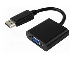 Adapter HDMI (M) - VGA D-sub (F) crni