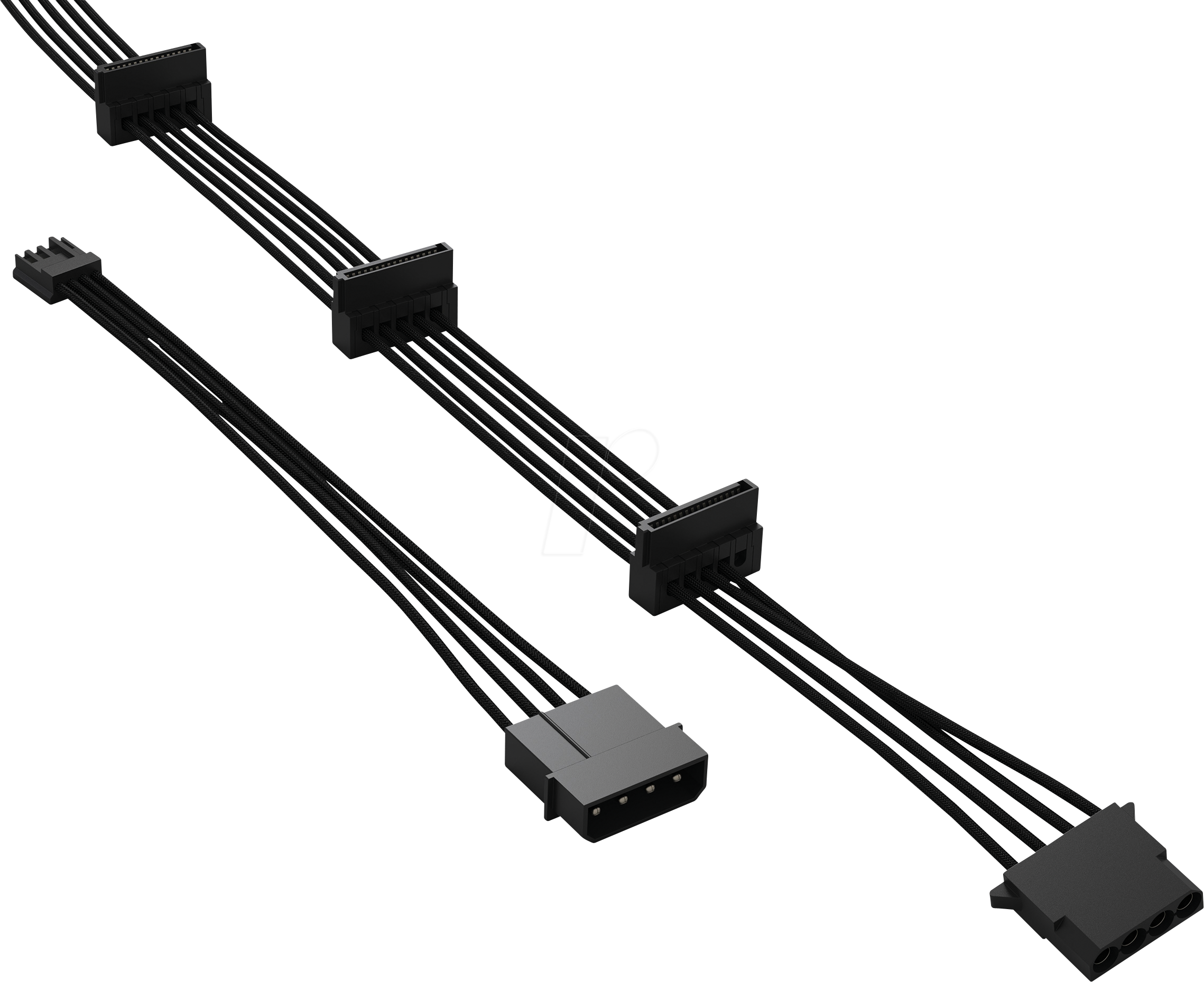 POWER CABLE CM-30750, 3xSATA 1xHDD, FDD adapter, 600mm