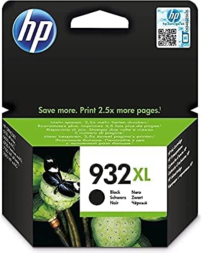 HP 932XL High Yield Black Original Ink Cartridge, CN053AE