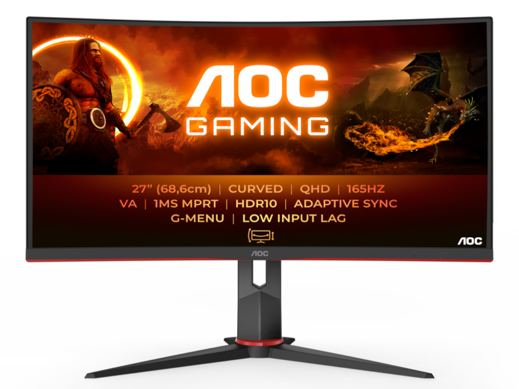 AOC Monitor 27", CQ27G2S/BK