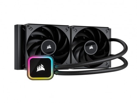 Kuler za PC CORSAIR iCUE H115i ELITE/140mm x 25mm/AF RGB ELITE/crna