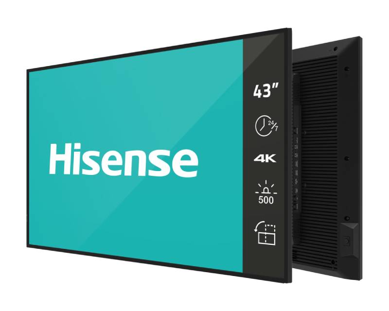 Hisense 43 inča 43DM66D 4K UHD 500 nita Digital Signage Display - 24/7 Operation,6973172944295