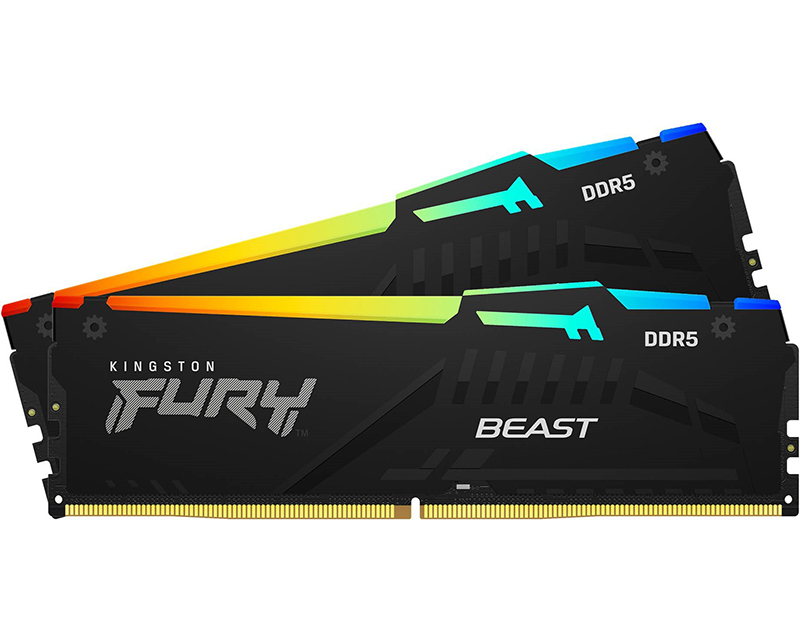 Kingston 32GB FURY Beast RGB EXPO DIMM DDR5-6000MT/s, KF560C36BBEAK2-32