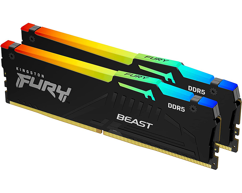 Kingston 32GB FURY Beast RGB EXPO DIMM DDR5-6000MT/s, KF560C36BBEAK2-32