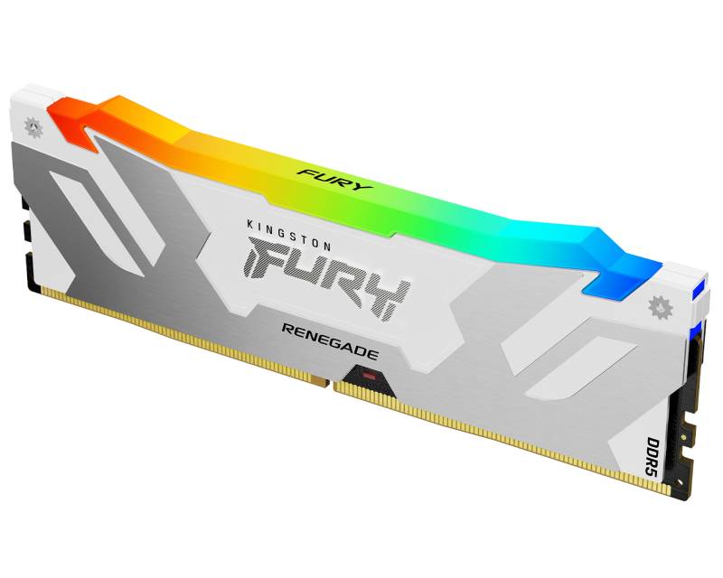 Kingston 16GB Fury Renegade RGB White XMP DIMM DDR5-7200MT/s, KF572C38RWA-16