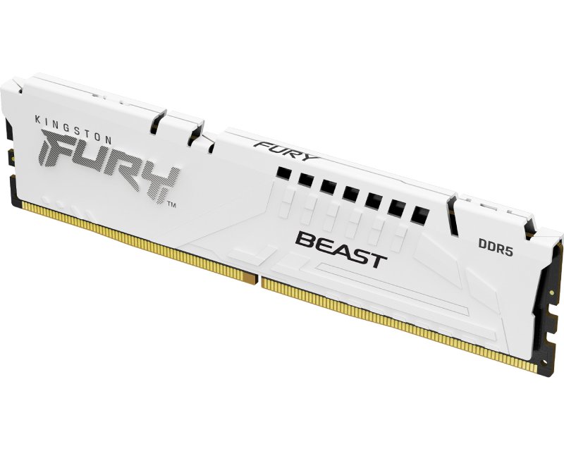 Kingston 32GB Fury Beast White Expo DIMM DDR5-5600MT/s, KF556C36BWE-32