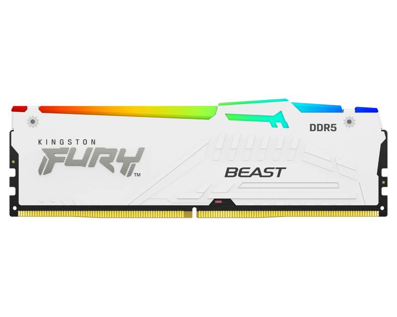 Kingston 64GB Fury Beast White Expo DIMM DDR5-5200MT/s, KF552C36BWEK2-64