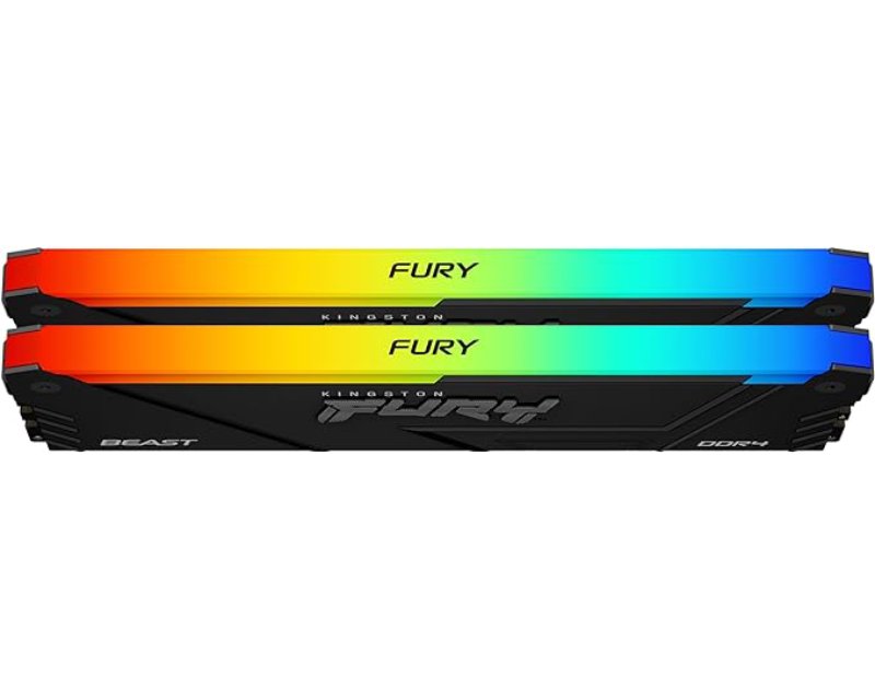 DIMM DDR4 64GB (2x32GB kit) 3600MT/s KF436C18BB2AK2/64 Fury Beast Black RGB