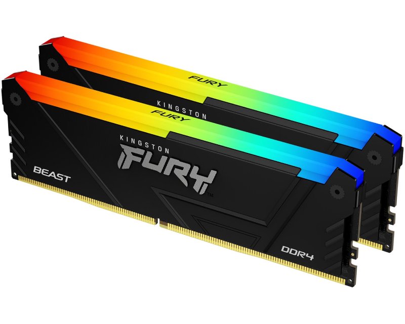 DIMM DDR4 64GB (2x32GB kit) 3200MT/s KF432C16BB2AK2/64  Fury Beast RGB