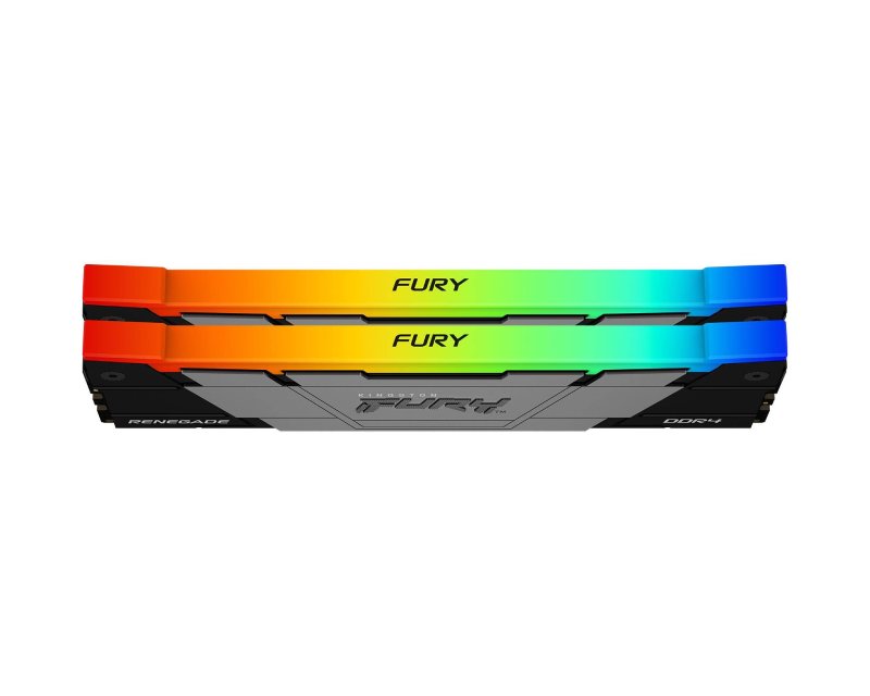 Kingston 64GB DIMM DDR4 3200MT/s KF432C16RB2AK2/64 FURY Renegade Black RGB XMP