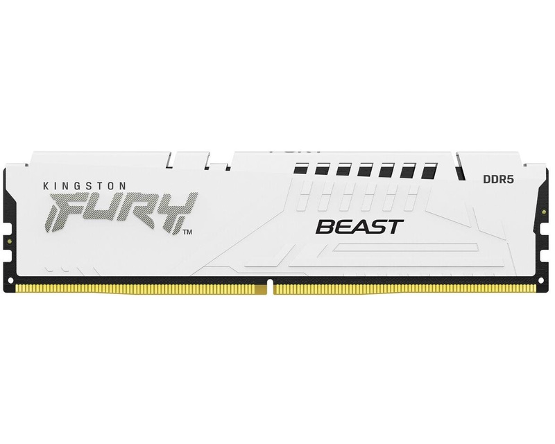 Kingston 16GB FURY Beast White XMP DIMM DDR5-6800MT/s, KF568C34BW-16