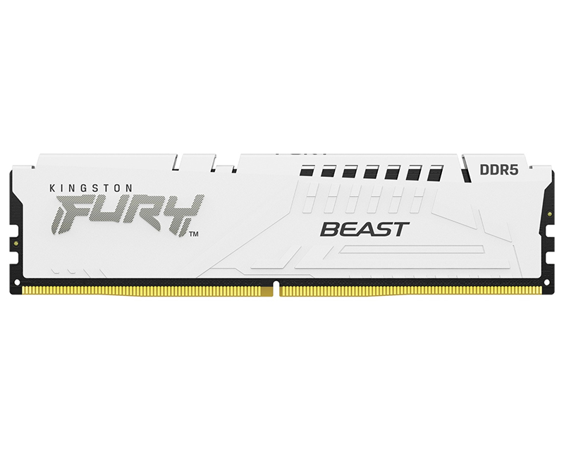 Kingston 32GB FURY Beast White XMP DIMM DDR5-6400MT/s, KF564C32BW-32